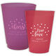 Personalized Confetti Dot Colored Frosted Cups Image 3 of 8